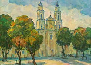 V. Kasatkinas. „Kauno rotušės aikštė“, 1997 m.