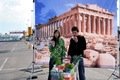 "Athenes. Acropolis in place of Akropolis Shopping Centre”. Photo by A.Valiauga