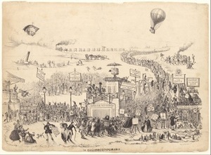 Théodhore Maurisset, “Daguerreotype Mania”, 1839, lithography.