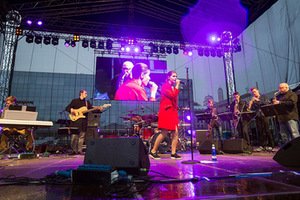 Kotrynos Juodzevičiūtės ir „Silent Blast“ koncertas. Augusto Didžgalvio nuotr.