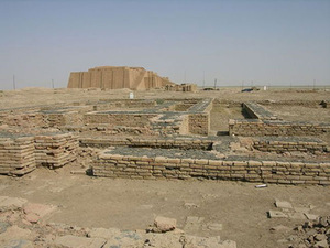 Ruins of the Ur palace complex, Iraq Ruins of the Ur palace complex, Iraq