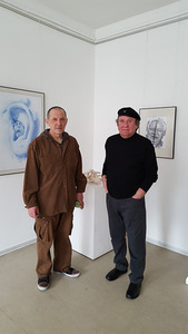 Dailininkai Jonas Arčikauskas ir Rimvydas Mulevičius