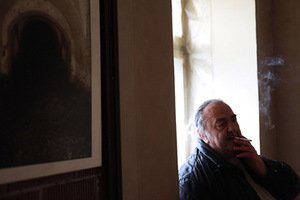 Fotografas Romas Juškelis 2015 m. vasarą. Tomo Pabedinsko nuotr.