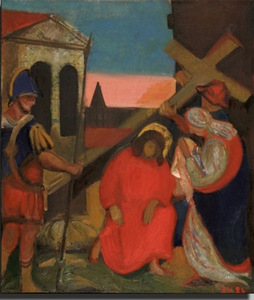 E. Varkulevičius. Kryžiaus kelias, VI stotis, 1983 m. E. Varkulevičius. Kryžiaus kelias, VI stotis, 1983 m.