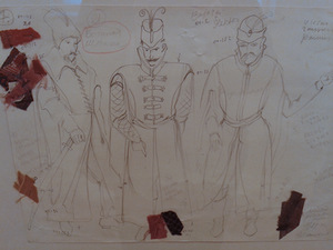 Costumes for the film The full moon time. Director Arūnas Žebriūnas. 1988