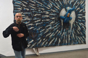 „I Wish You Could Never Appear Again In My Dream“. Personalinė paroda „Nežinomas autorius“. Kauno paveikslų galerija, 2015. Antano Untydi nuotr.