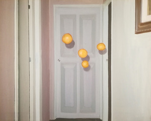 M. Daujotas. „Apelsinai“, al. dr., 100 x 80, 2016