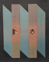 LITHUANIAN OPART I, 1992, coloured, mixed technique, 65 x 50.