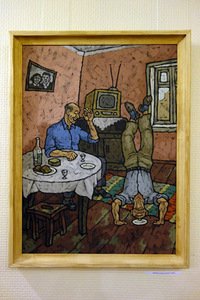 R. Alechnavičius. Neighbor Antanas' trick. 2015. D. Slavinskas photo. R. Alechnavičius. Neighbor Antanas' trick. 2015. D. Slavinskas photo.