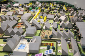 PUPA. Kolektyviniai sodai – maketas (urbanistinis)