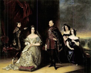 Unknown author. Duke Paul Antont Esterhazy's portrait with the family, 1832. National Museum of Hungary, Budapest.