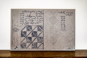 R. Noreikytė. Iš ciklo „Audimo rašmenys“, 2016. Dianos Mockevičienės nuotr. R. Noreikytė. Iš ciklo „Audimo rašmenys“, 2016. Dianos Mockevičienės nuotr.