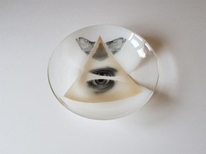 Valmantas Gutauskas, dekoratyvinė lėkštė, 9 deš.