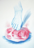 Rimvydas Mulevičius. „Fama (gandas) I“, piešinys