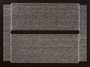 A. Obcarskas. „Akriliniai rašmenys IX“. 2013 m., 146x195cm