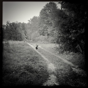 Arūnas Kulikauskas. First-grader returning from school
