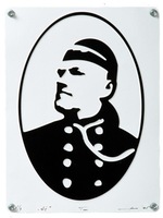 AŠ. 2005, metalas, emalis, 40x30.