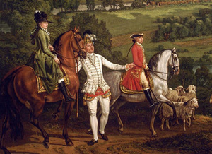 B. Bellotto. A view of the Villanova meadows (detail), 1775. The Royal Castle in Warsaw