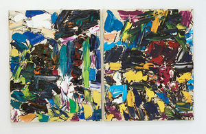 A. Vilpišauskas. "Untitled", 2013 and "Rose Mallow in the garden", 2013. A. Blinstrubaitė-Vasiliauskienė photo