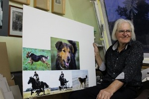 Image of the dog Alšis – in the creative plans of R. Čarna Image of the dog Alšis – in the creative plans of R. Čarna