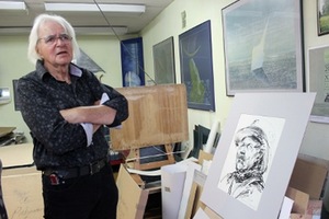 R. Čarna pasakoja apie piešinį "Senolis iš Žemaitijos" (1981 m.) 