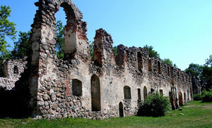 The ruins of Duobelė castle. Photo from www.latvia.travel The ruins of Duobelė castle. Photo from www.latvia.travel