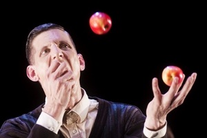 Scene from the performance “Smashed”. Photo by D.Matvejevas