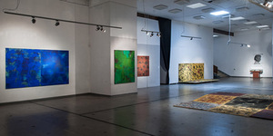 Fragments of E. Varkulevičius-Varkalis' exhibition. Rymantas Penkauskas' photo.