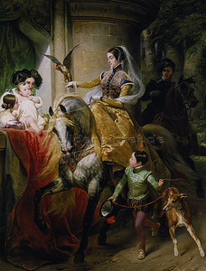 K. Ruseckas. Copy of H. Verne's painting Wittgenstein Family 1837. Copy made in 1846. Lithuanian Museum of Art