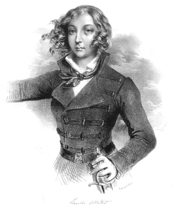 Drawing of Achil Deveria, lithograph of Fransua de Villain “Emilija Pliaterytė”, Literature Museum, Warsaw, Poland. Drawing of Achil Deveria, lithograph of Fransua de Villain “Emilija Pliaterytė”, Literature Museum, Warsaw, Poland.