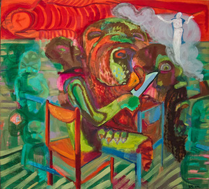 "Assumption", 2014. Oil on canvas, 146 x 162 "Assumption", 2014. Oil on canvas, 146 x 162