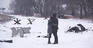 Kadras iš Š. Barto filmo „Šerkšnas“