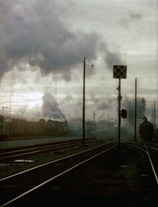 Adauktas Marcinkevičius. Railway etude (1959). Photo from marcinkevicius.net