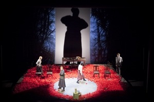 Scene from the performance "Tribe". Dir. A.Jankevičius, National Kaunas Drama Theatre. Photo by Donatas Stankevičius