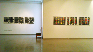 Henryk Ożóg works at the Žilinskas Art Gallery Henryk Ożóg works at the Žilinskas Art Gallery