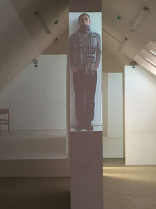 Fragment of A. Žalpys exhibition "Stories. The Man. (Biography Never Written)." Photo by A. Žalpys