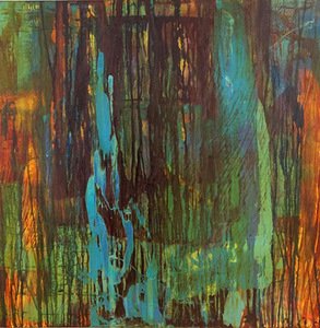 J. Rancevienė „Jūržolių šokis“, 100x100, mišri technika, 2016m.