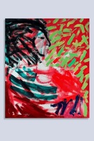 R. Jankauskas - Kampas. Profilis. 1991m. Drb., al., 130x109. Audriaus Kapčiaus nuotr. R. Jankauskas - Kampas. Profilis. 1991m. Drb., al., 130x109. Audriaus Kapčiaus nuotr.