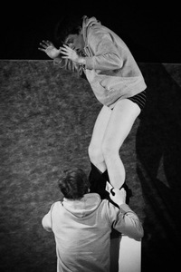 V.Sodeika vaidina Serhijų Žadaną. "Kartu", rež. Artūras Areima (Nacionalinis Kauno dramos teatras). Donato Stankevičiaus nuotrauka