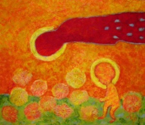 L.Kozlovienė. "Vaikelis". 69x79cm. 2011m. nėrinys, vėlimas. L.Kozlovienė. "Vaikelis". 69x79cm. 2011m. nėrinys, vėlimas.