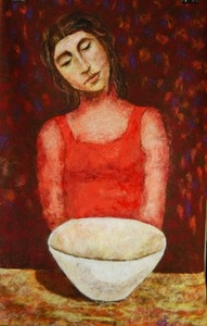 L.Kozlovienė. ”Thinking”. 2011, 103x67, felt. L.Kozlovienė. ”Thinking”. 2011, 103x67, felt.