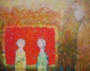 L.Kozlovienė. "Aš laukiu Tavęs". 70x90cm. 2013m. vėlimas. L.Kozlovienė. "Aš laukiu Tavęs". 70x90cm. 2013m. vėlimas.