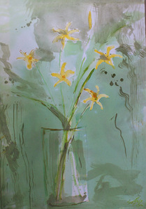 S. Rickevičiūtė. Lillies.