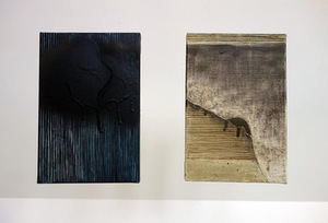 L. Mikalauskienė. „Sutemos“ ir „Kovas. 3. 1.“, 2016 m. Deivio Slavinsko nuotr.