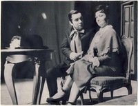 Antanas Žėkas - Marcelinas Šeškas. From the play Little five-leaved clover, 1973. Photo from the Kaunas State Drama Theatre archive.