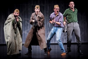 Scene from the performance "Woodman." Donatas Stankevičius photo. Scene from the performance "Woodman." Donatas Stankevičius photo.