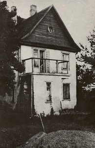 Namas, kuriame įkurtas Salomėjos Nėries memorialinis muziejus, po Antrojo pasaulinio karo. Nuotr. iš S. Nėries memorialinio muziejaus fondo