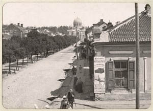 Avenue of Nikolaj (present Laisvės Alley), end of the 20th century. LAM