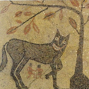 Vilkė, žindanti Romulą ir Remą, IV a. pr. Kr., Aldboras, Didžioji Britanija