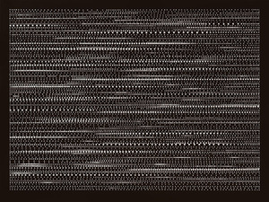 Antanas Obcarskas. „Akriliniai rašmenys I“. 2012. Drobė, aliejus, akrilas, 146 x 195. Autoriaus nuotr. Antanas Obcarskas. „Akriliniai rašmenys I“. 2012. Drobė, aliejus, akrilas, 146 x 195. Autoriaus nuotr.